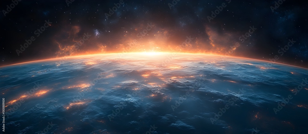 Futuristic Space Themed New Year 2025 with Galaxy Backdrop and Cosmic Futuristic Space Themed New Year 2025 with Galaxy Backdrop and Cosmic