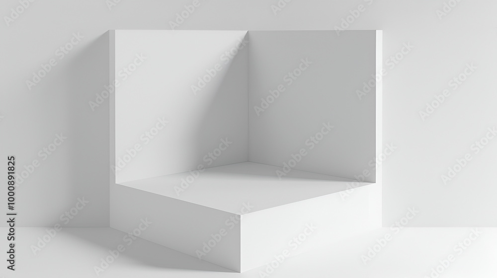empty white box on black empty white box on black