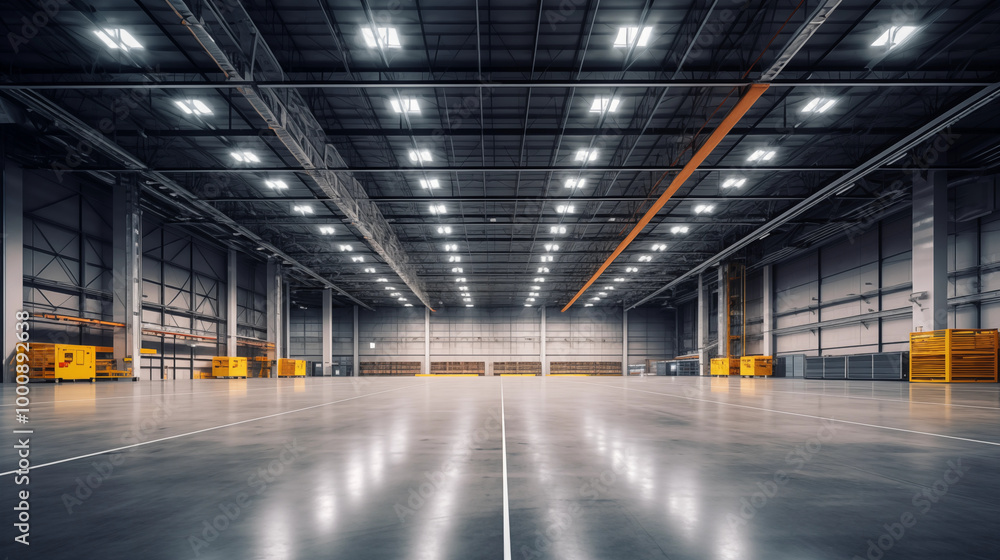 Large modern empty storehouse Large modern empty storehouse