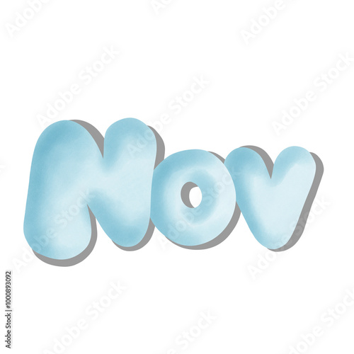 12 name of month, November
