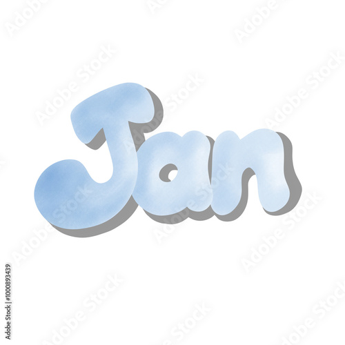 12 name of month, January