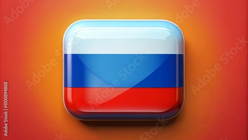 Free Download The colorful background highlights the vibrant Russian flag emoji, symbolizing national pride and cultural heritage, - GFXLoad