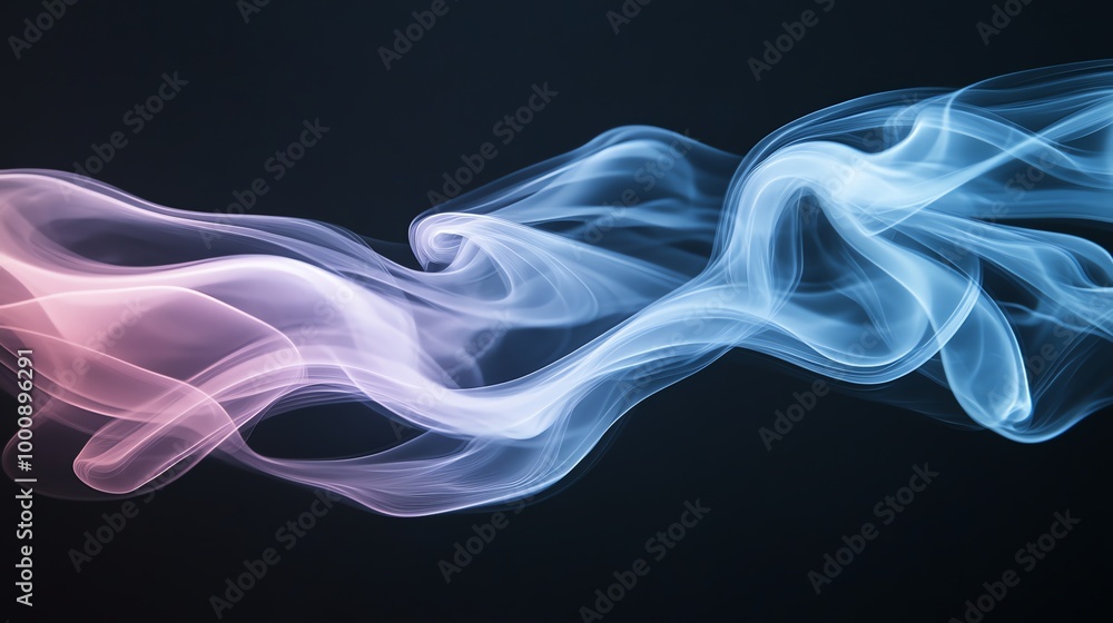 Abstract colorful smoke on a black background. Abstract colorful smoke on a black background.