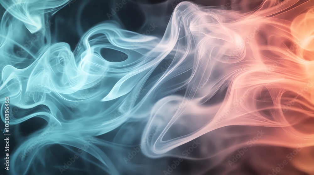 Abstract colorful smoke on a black background. Abstract colorful smoke on a black background.