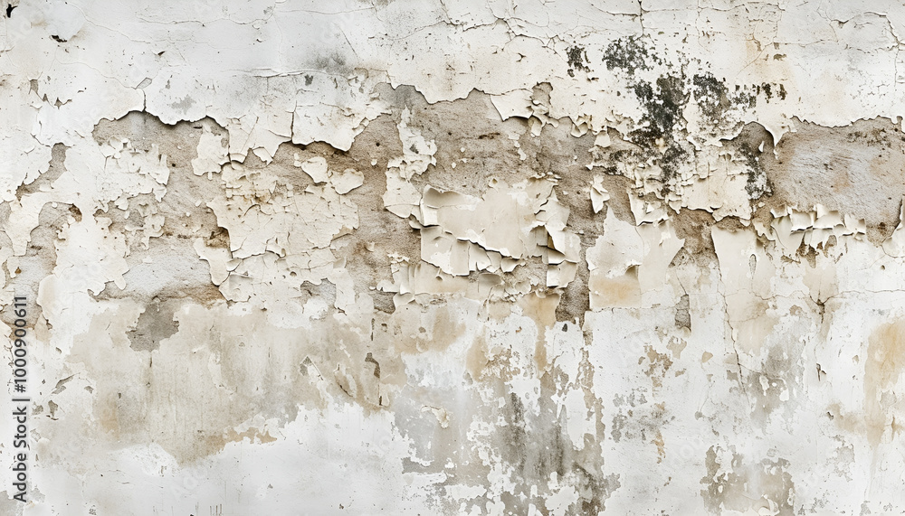 old worn crack on white concrete wall texture, Earthquake effects old worn crack on white concrete wall texture, Earthquake effects