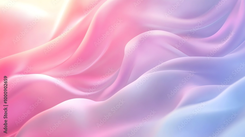 Abstract background with soft, colorful waves. Abstract background with soft, colorful waves.