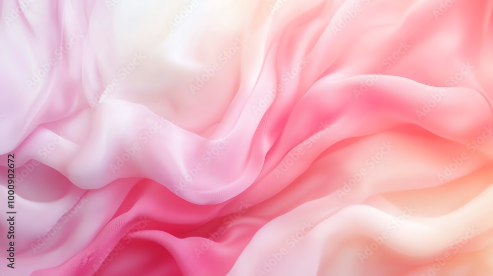 Obraz premium Abstract background with soft, colorful waves.
