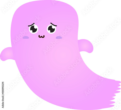 cute ghost cartoon , halloween