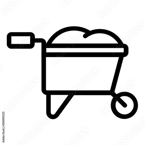 wheel barrow icon