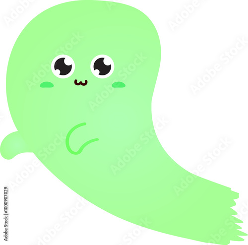 cute ghost cartoon , halloween