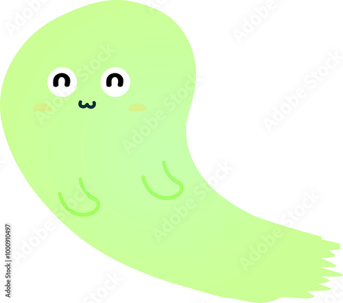 cute ghost cartoon , halloween