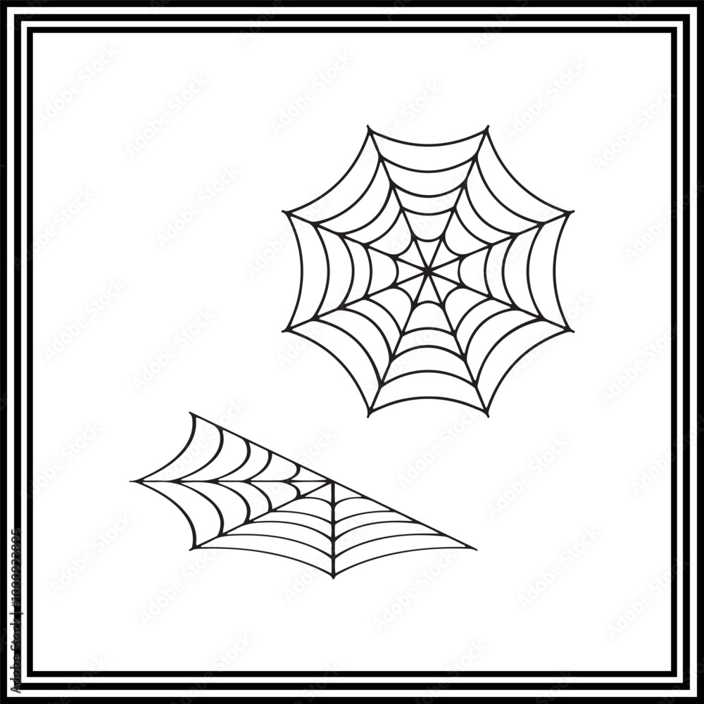 Spider nest element. Spider nest element.