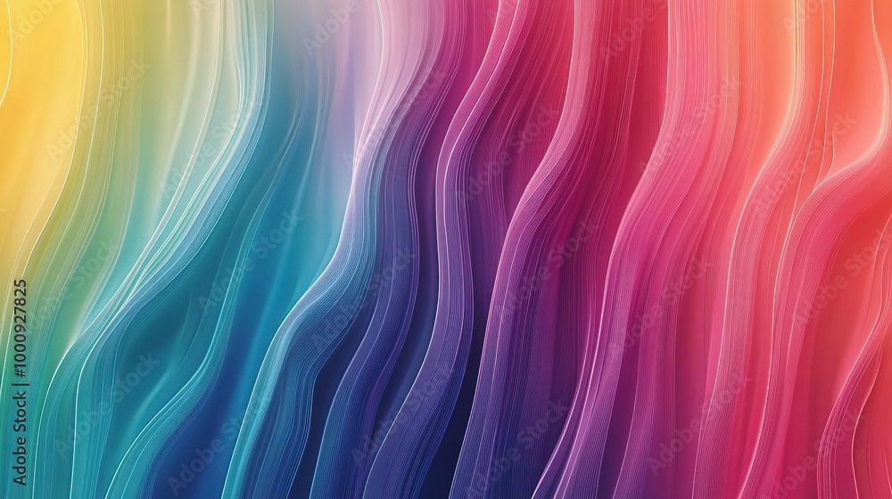 Colorful Waves of Light and Rhythm Colorful Waves of Light and Rhythm