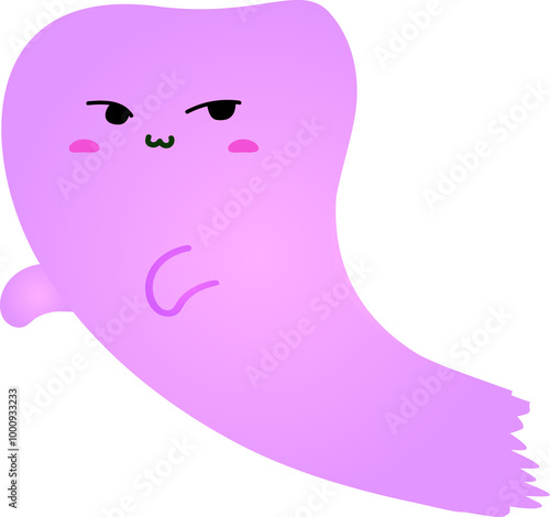 cute ghost cartoon , halloween