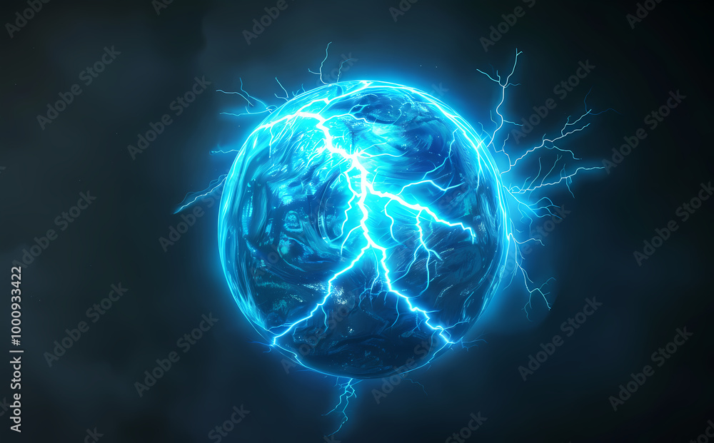 blue planet in the dark blue planet in the dark