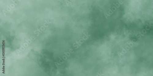 Abstract light green watercolor cloudiness, mist, or smog background. light blue sky with white background and blurred pattern. Vivid textured aquarelle painted art design background.	
