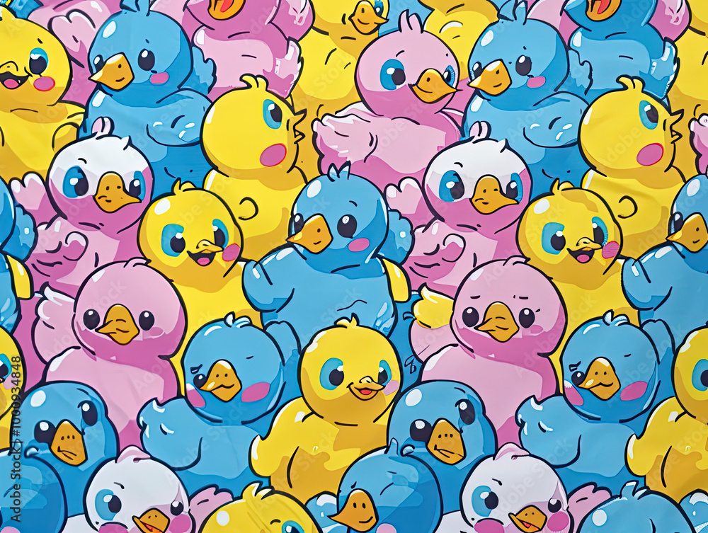 Beautiful Wallpaper with a Chick Design, Ideal Baby Animal Poster or Graphic Resource for Creative Project, Ai Generative Beautiful Wallpaper with a Chick Design, Ideal Baby Animal Poster or Graphic Resource for Creative Project, Ai Generative