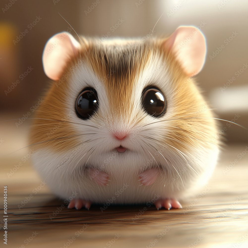 Fototapeta premium A cute hamster