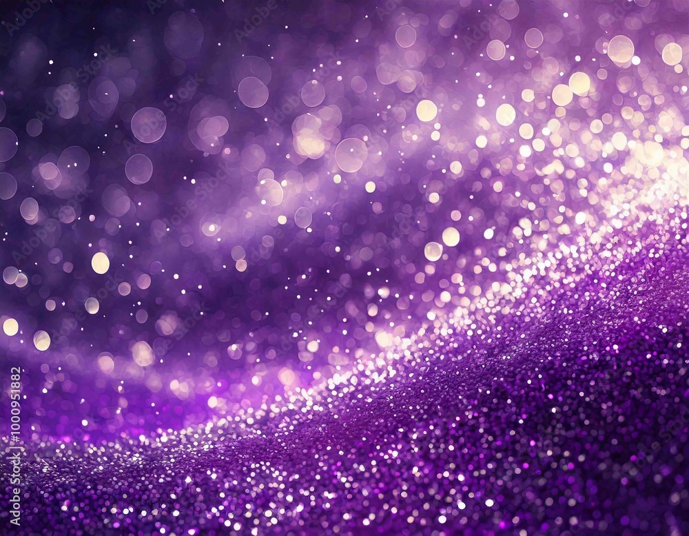 Glowing purple glitter background. Luxury purple background Glowing purple glitter background. Luxury purple background