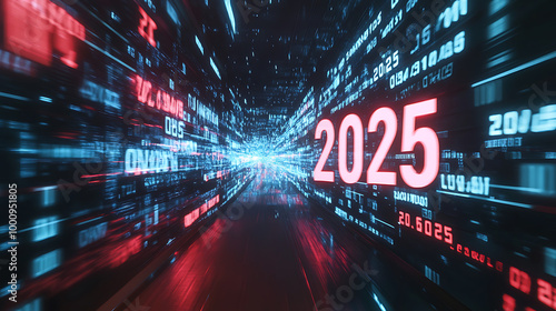 In 2025, a computer nerd explores futuristic technology, innovative gadgets, coding advancements, and virtual realities while navigating the digital landscape and online communities.