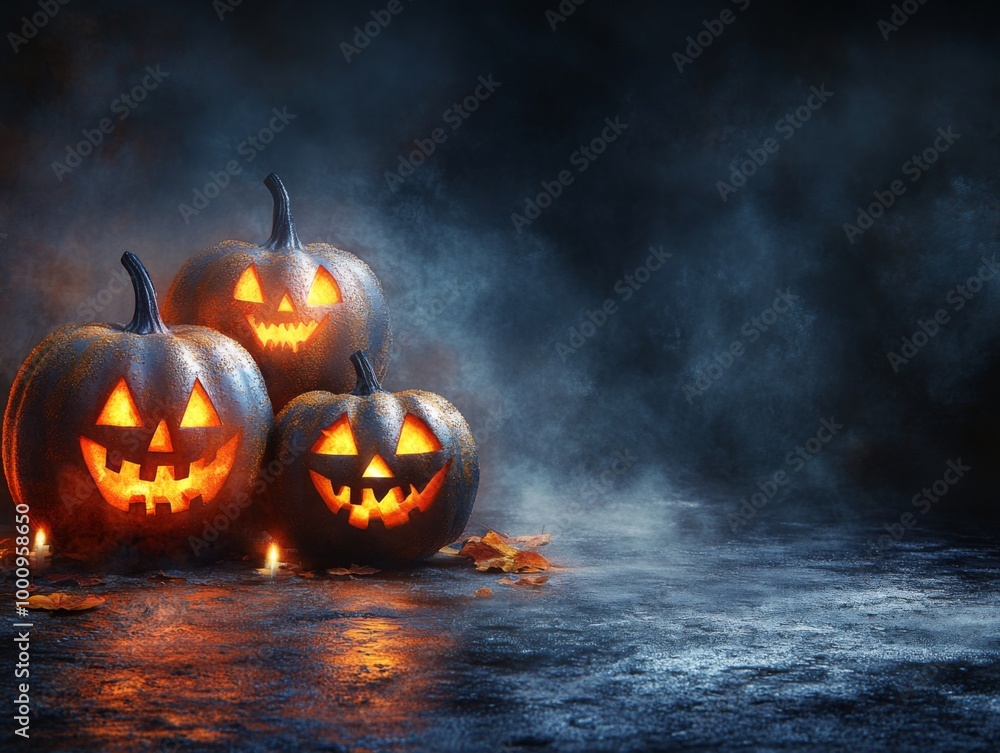 spooky halloween pumpkins. spooky halloween pumpkins.