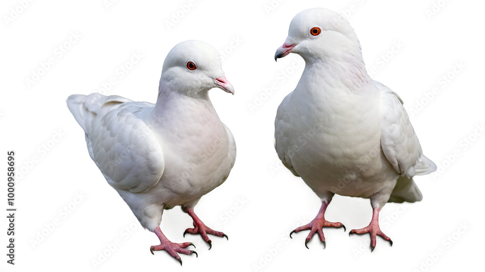 white pigeon isolated on transparent background white pigeon isolated on transparent background