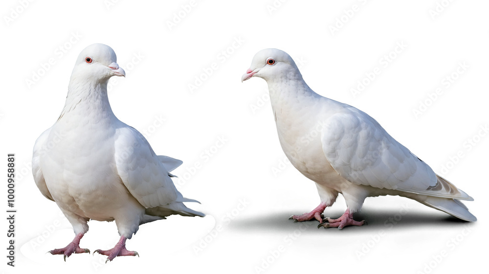 white pigeon isolated on transparent background white pigeon isolated on transparent background