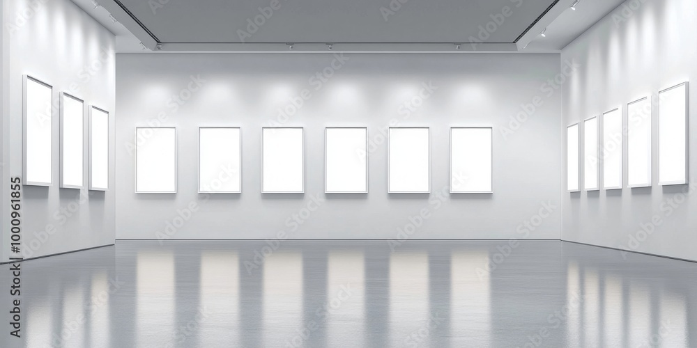 Fototapeta premium empty white room