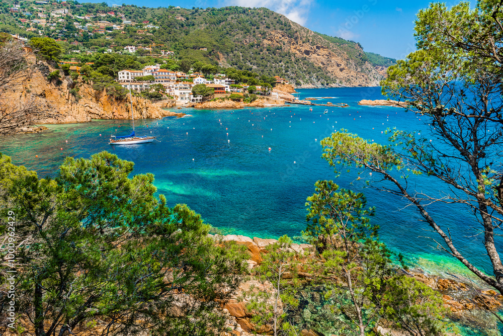 Obraz premium Cala de Aiguablava, Begur, Catalonia, Spain