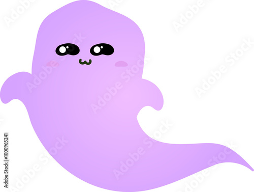 cute ghost cartoon , halloween