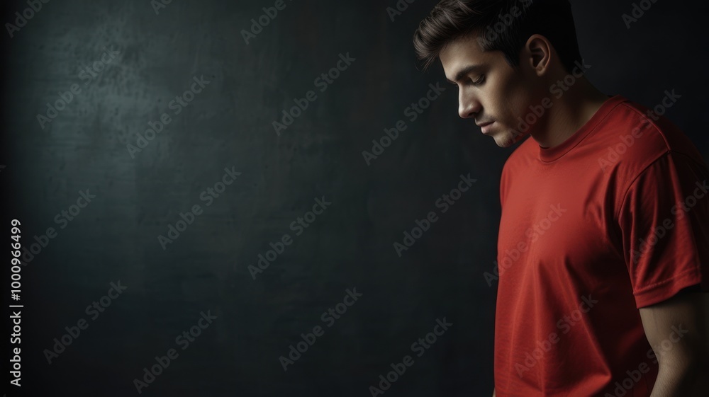 Man in Red Shirt Man in Red Shirt