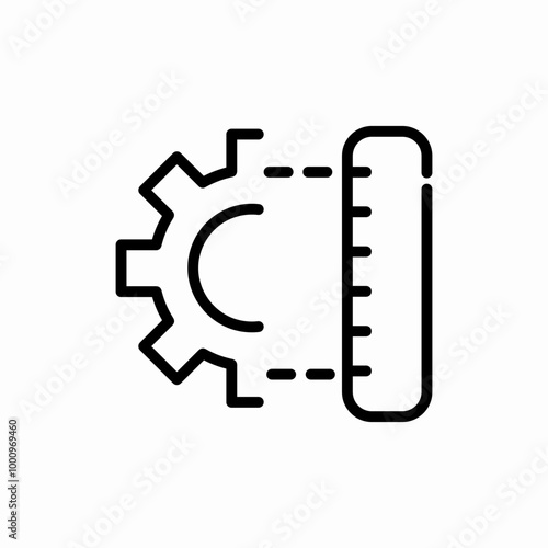 screwdriver repair icon sign vector