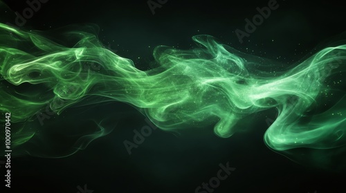 Mystical Green Smoke Trail