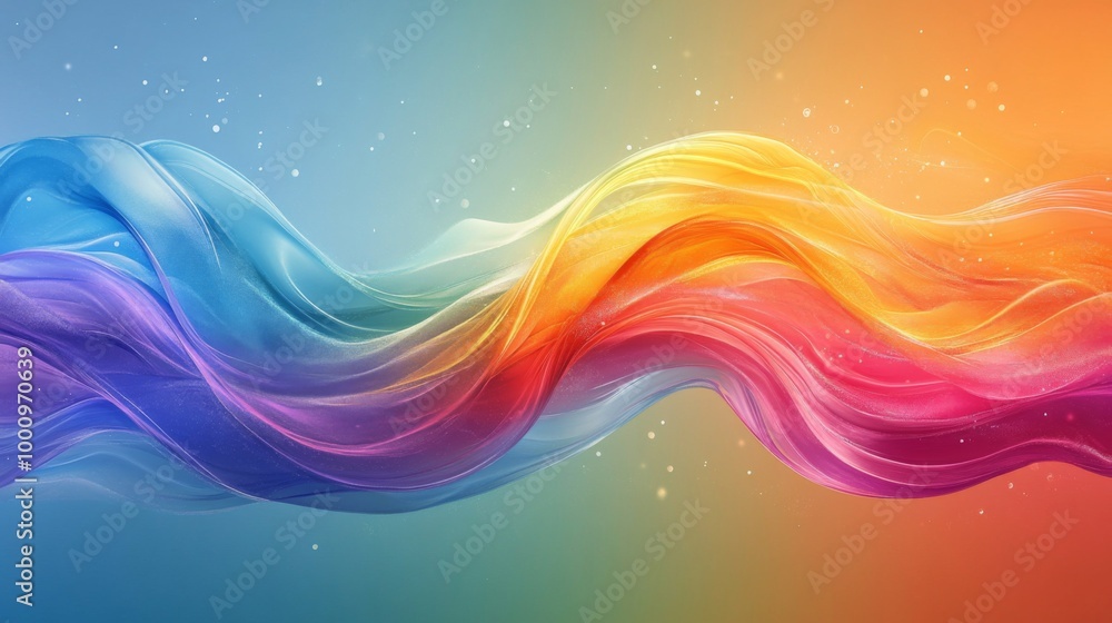 Colorful Wave Abstract Background Colorful Wave Abstract Background