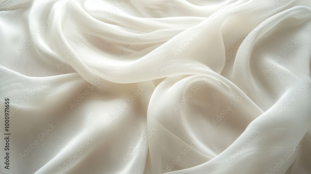 Luxurious Soft White Fabric Background Luxurious Soft White Fabric Background