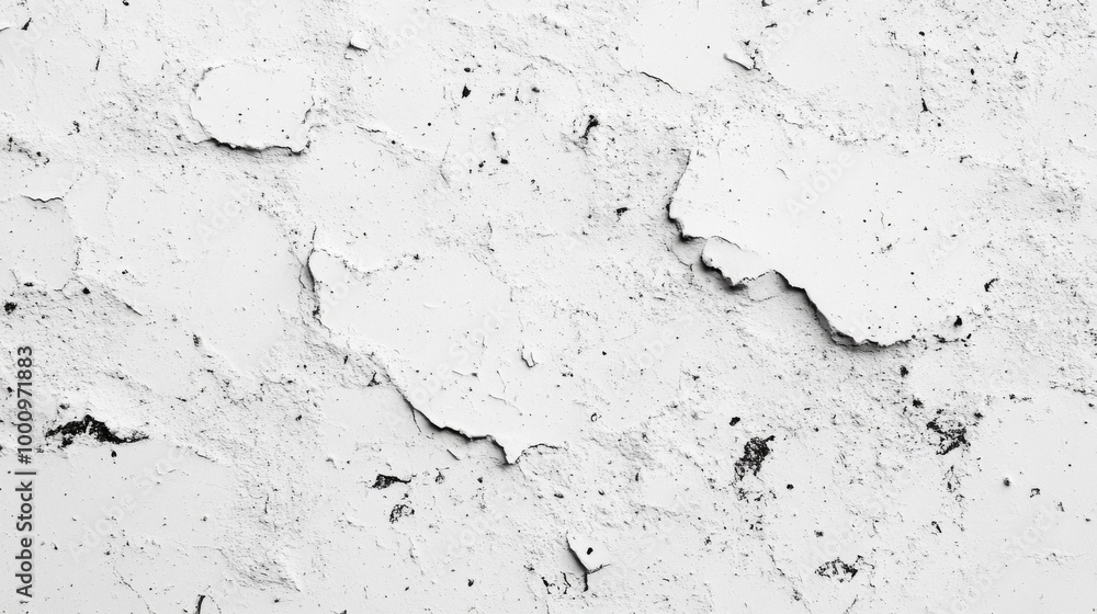 Obraz premium Peeling White Paint Wall Texture