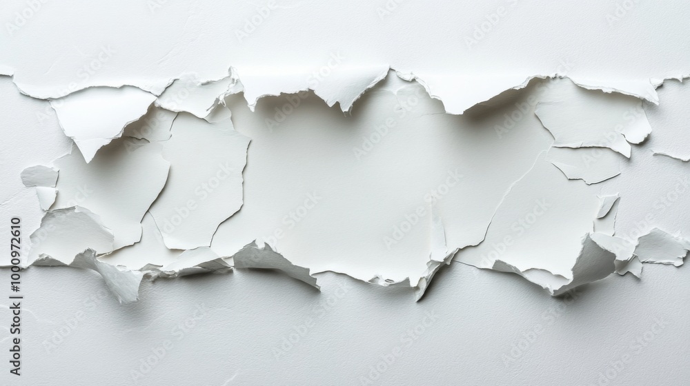 Peeling Paint on White Wall Peeling Paint on White Wall