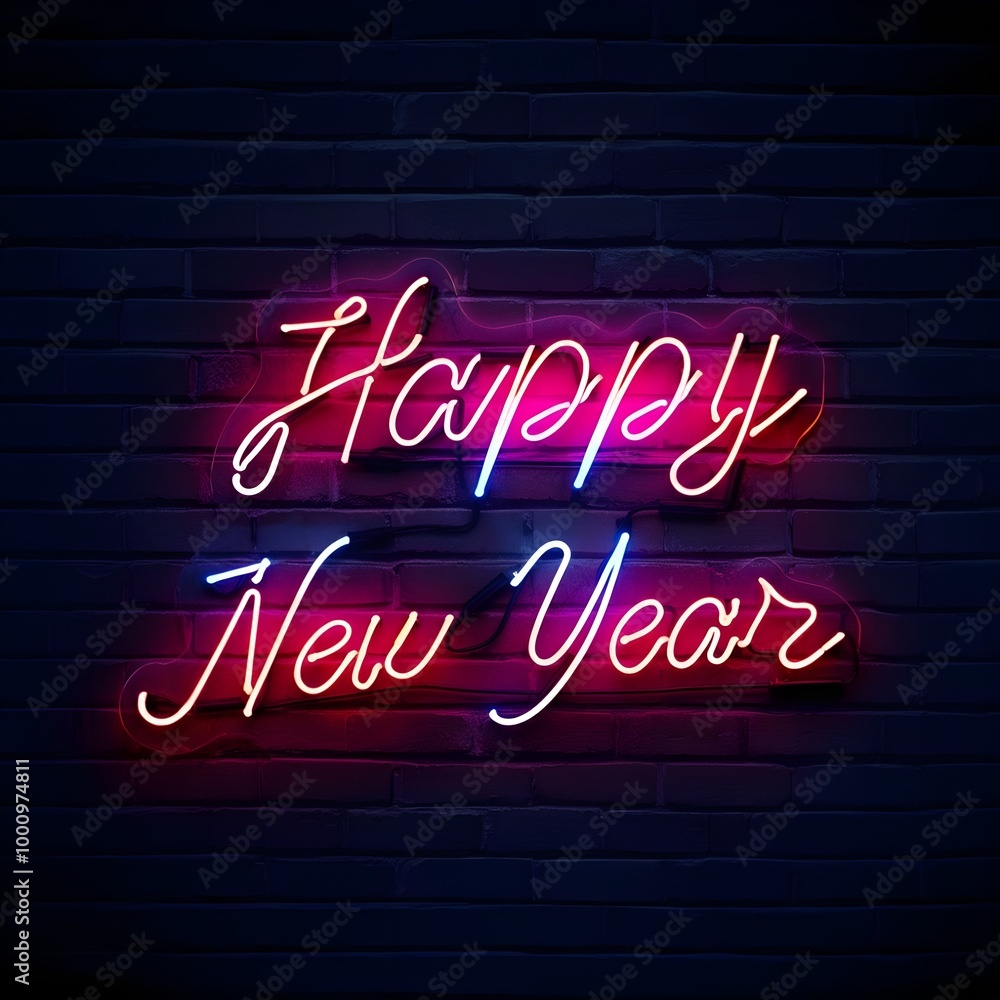 Obraz premium Happy New Year 2025