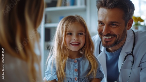 Doctor Visits Happy Child