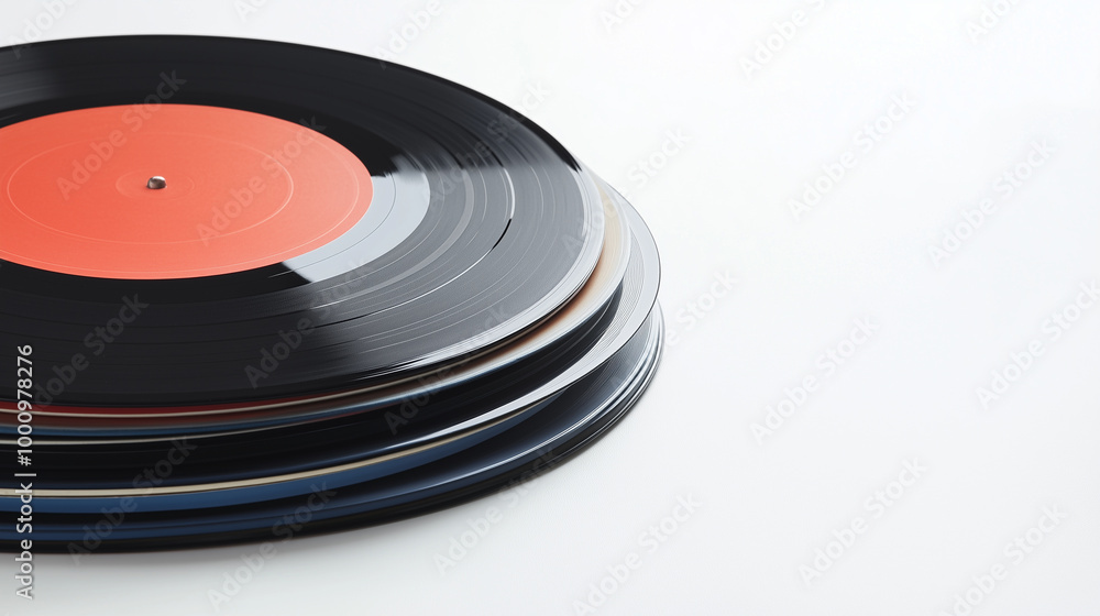 Minimalist Arrangement of Vinyl Records on Crisp White Surface
Minimalist Arrangement of Vinyl Records on Crisp White Surface