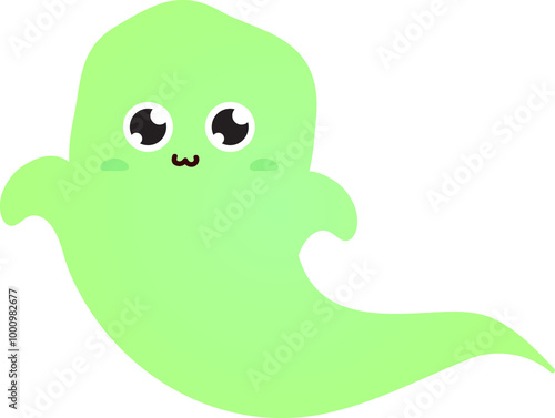 cute ghost cartoon , halloween