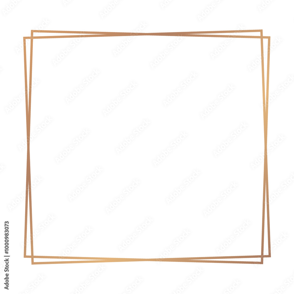 Minimal gold png frame sticker, transparent background Minimal gold png frame sticker, transparent background
