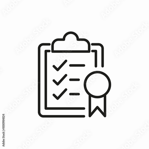 check list icon sign vector