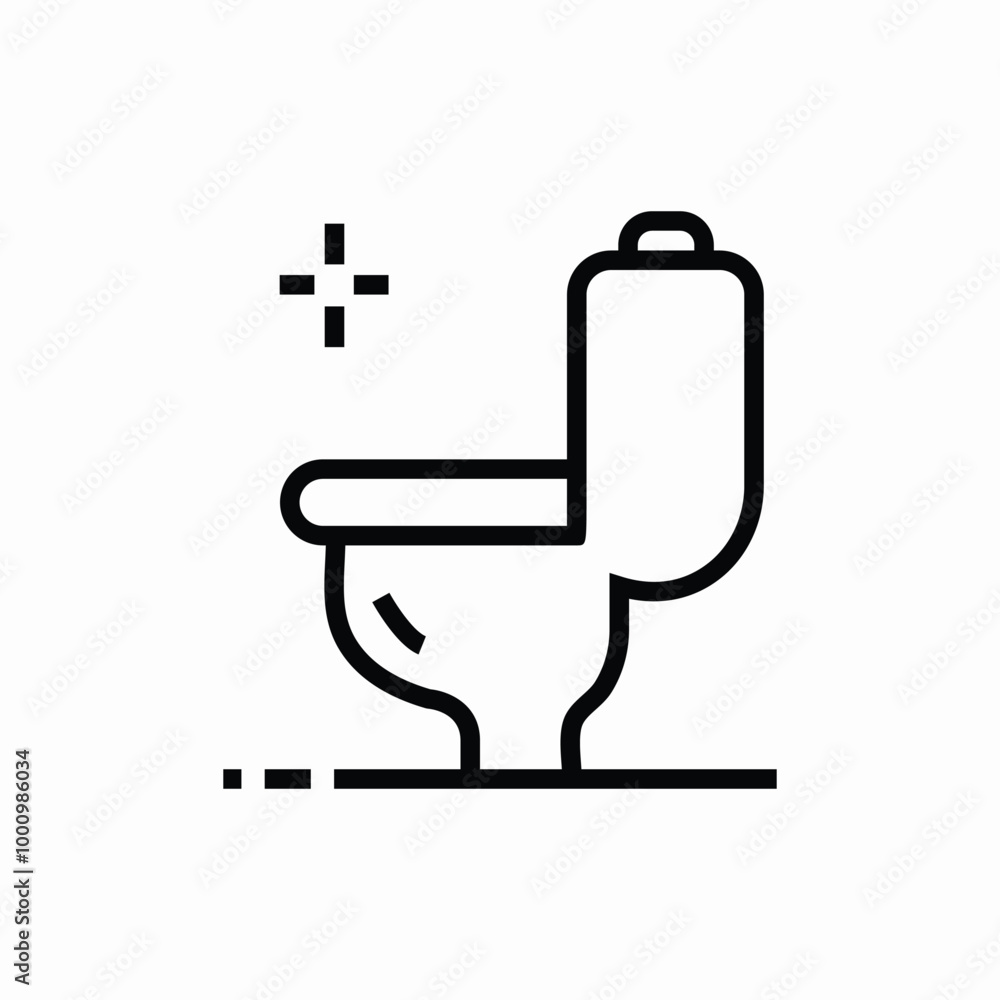 modern toilet icon sign vector modern toilet icon sign vector
