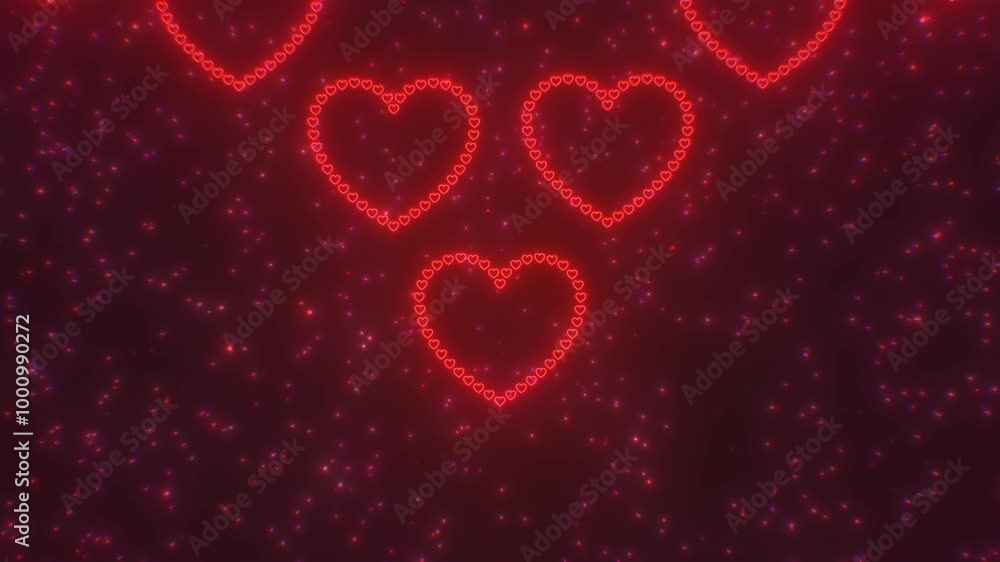Infinite Zoom Into Love Heart Fractal Shape Glowing Bright Red Neon - 4K Seamless VJ Loop Motion Background Animation Infinite Zoom Into Love Heart Fractal Shape Glowing Bright Red Neon - 4K Seamless VJ Loop Motion Background Animation