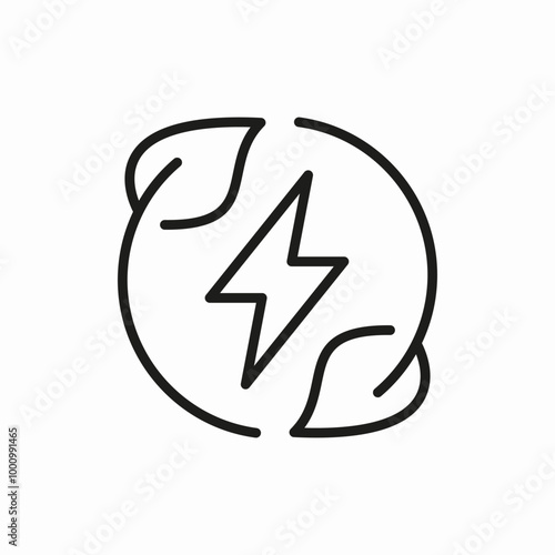 eco green energy recovery icon sign vector