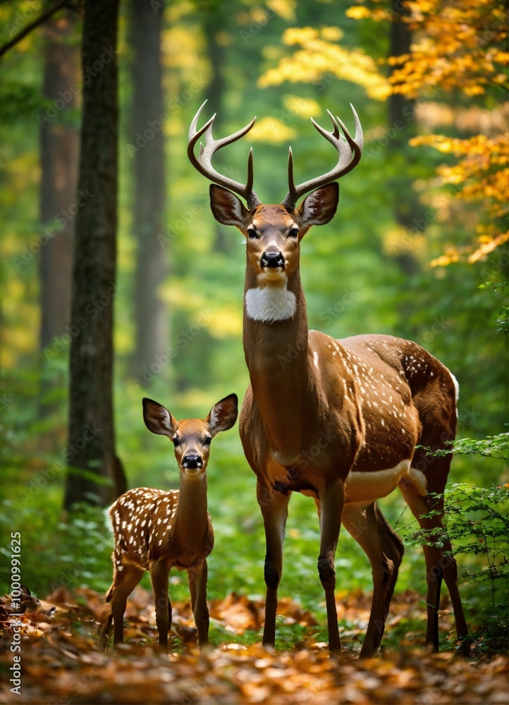 Fototapeta premium deer in the forest