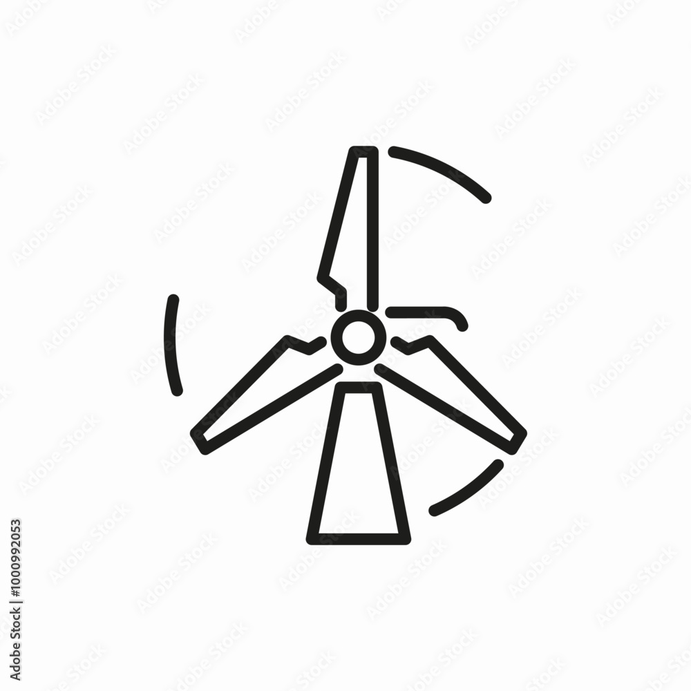 wind energy icon sign vector wind energy icon sign vector