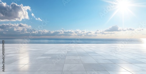 blue sky and clouds