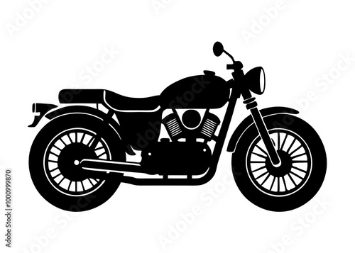 illustration of motorcycle vectors silhouette black bike 